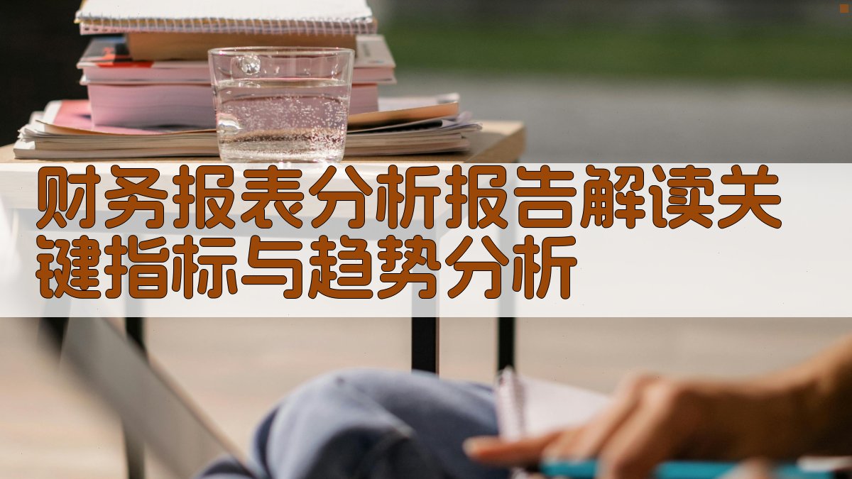 财务报表分析报告解读：关键指标与趋势分析 图1