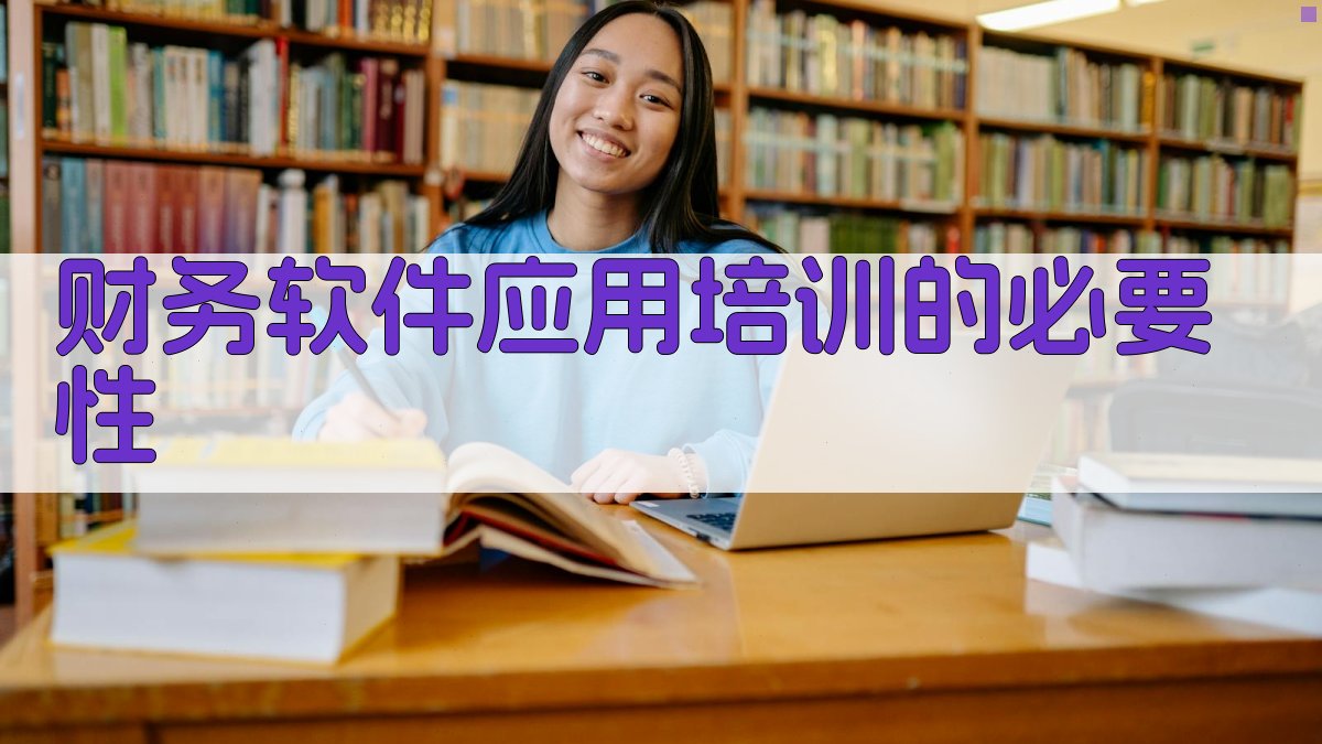 财务软件应用培训的必要性 图1