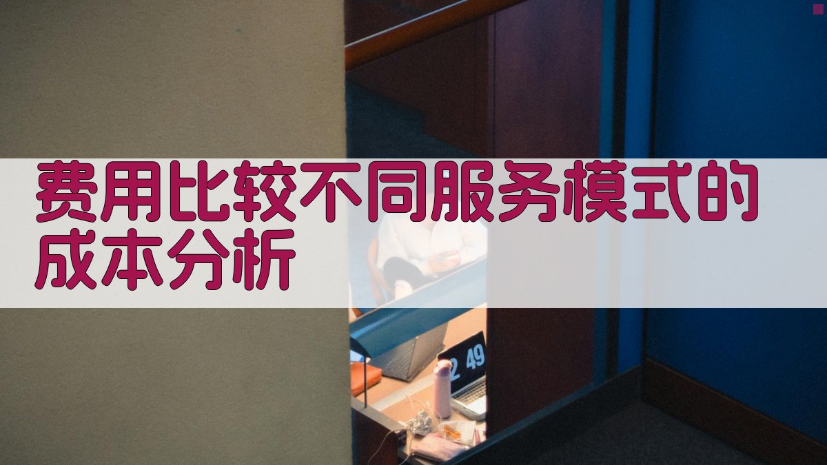 费用比较不同服务模式的成本分析 图2