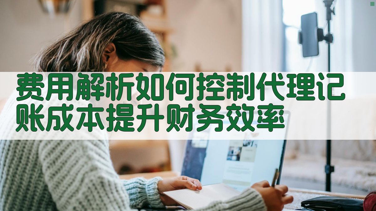 费用解析如何控制代理记账成本，提升财务效率 图1